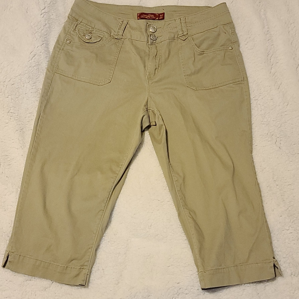 One Song Khaki Capris